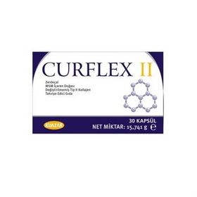 Curflex II Tip 2 Kolajen Zerdeçal 30 Kapsül