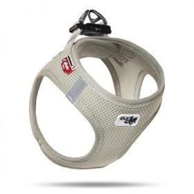 Curli 26-30 cm Gri Vest Air-Mesh Köpek Göğüs Tasması