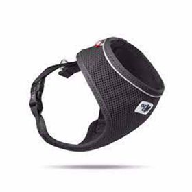 Curli 30-35 cm Siyah Vest Air-Mesh Köpek Göğüs Tasması