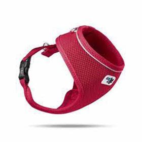 Curli Air Mesh Kırmızı l Basic Köpek Göğüs Tasması