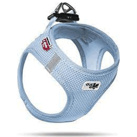 Curli Air-mesh Küçük Irk Köpek 26-30 cm Mavi 3XS Göğüs Tasması
