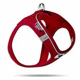 Curli Kırmızı 30-35 cm Magnetic Vest Harnes Köpek Göğüs Tasması