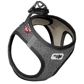 Curli Merino Siyah 3XS 26-30 cm Köpek Göğüs Tasması