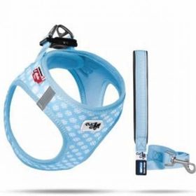 Curli Vest Air Mesh Açık Mavi 26-30 cm Köpek Göğüs Tasması