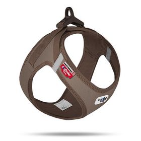 Curli Vest Harness Cord 38.3x43.3 cm Kahverengi S Köpek Tasması