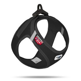 Curli Vest Harness Cord M Siyah 43.4x49 cm Köpek Tasması