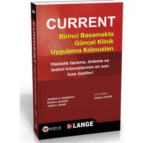 Current Birinci Basamakta Güncel Klinik Uygulama Kılavuzları - Evan D. Slater
