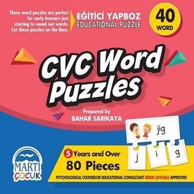 CVC Word Puzzles - Eğitici Yapboz - Bahar Sarıkaya