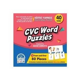 CVC Word Puzzles - Eğitici Yapboz - Bahar Sarıkaya