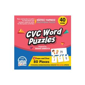 CVC Word Puzzles - Eğitici Yapboz - Bahar Sarıkaya
