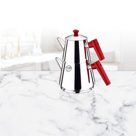 CVS 12026 Orta Boy Kırmızı Çaydanlık