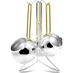 CVS DN 12202 Gold Standlı Cezve Seti