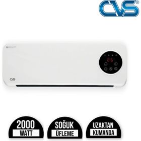 CVS DN 3053 2000W Kumandalı Duvar Tipi Fanlı Isıtıcı