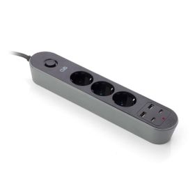 CVS DN 9200 Type C Usb 2 Akım Korumalı 3'lü Priz
