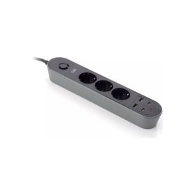CVS DN 9200 Type C Usb 2 Akım Korumalı 3'lü Priz