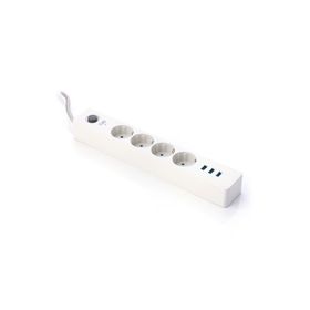 CVS DN-9201 4'lü 3 USB Priz Akım Koruma Anahtarı