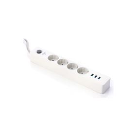 CVS DN-9201 4'lü 3 USB Priz Akım Koruma Anahtarı