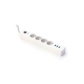 CVS DN-9201 4'lü 3 USB Priz Akım Koruma Anahtarı
