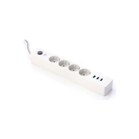 CVS DN-9201 4'lü 3 USB Priz Akım Koruma Anahtarı