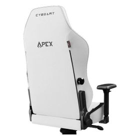 Cybeart Apex Series Arctic White PU Deri Bel Destekli 4D Hafızalı Yastık Oyuncu Koltuğu