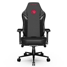 Cybeart Game Of Thrones Series House Targaryen Edition PU Deri Bel Destekli 4D Hafızalı Yastık Oyuncu Koltuğu