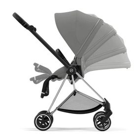 Cybex Mios Chrome Black Mirage Grey Çift Yönlü İkonik Gri Lüks Bebek Arabası