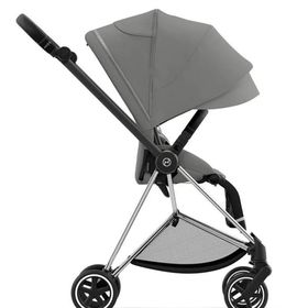 Cybex Mios Chrome Black Mirage Grey Çift Yönlü İkonik Gri Lüks Bebek Arabası