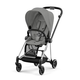 Cybex Mios Chrome Black Mirage Grey Çift Yönlü İkonik Gri Lüks Bebek Arabası