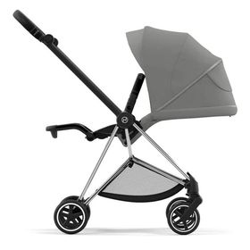 Cybex Mios Chrome Black Mirage Grey Çift Yönlü İkonik Gri Lüks Bebek Arabası