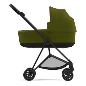 Cybex Mios Matt Black Khaki Green Portbebeli Bebek Arabası Seti