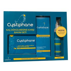 Cystiphane 120 Tablet Takviye Gıda + Biorga Dökülme Karşıtı 200 ml Şampuan + 125 ml Losyon