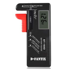 D-FantiX 9 V 1.5 V Dijital Pil Test Cihazı