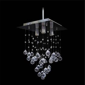 D-Light Kare Kristal 30'luk Avize