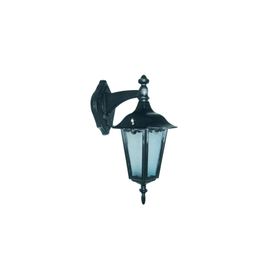 D-Light Küçük Altıgen Fener Siyah Aplik