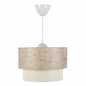 D-Light Melon Kırçıllı Beyaz Avize