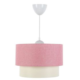 D-Light Melon Pembe Beyaz Avize
