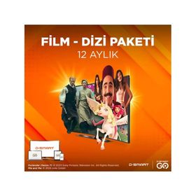 D-Smart 12 Aylık Siyah Go Film Dizi Paketi