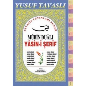 D07 - MÜBIN DUALI YASIN- I ŞERIF (DERGI BOY- FIHRISTLI) - YUSUF TAVASLI