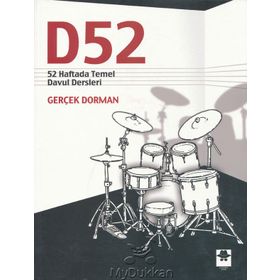 D52 - 52 Haftada Temel Davul Dersleri - Gerçek Dorman - Görünmez Adam Yayıncılık