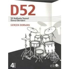 D52 - 52 Haftada Temel Davul Dersleri - Gerçek Dorman - Görünmez Adam Yayıncılık