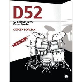 D52 - 52 Haftada Temel Davul Dersleri - Gerçek Dorman - Görünmez Adam Yayıncılık