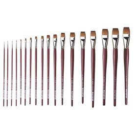 Da Vinci 1810 6 Kolinsky Kızıl Samur Kılı Düz Yağlı Boya Fırçası