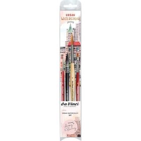 Da Vinci 4'lü 5601 Seri Urban Sulu Boya Fırça Seti