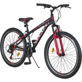 Daafu SXC100 26 Jant Vitesli V-Brek Tek Amortisörlü Siyah Kırmızı Erkek Dağ Bisikleti