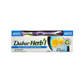 Dabur Herbal 150 ml Fesleğen Özlü Diş Macunu+12 Adet Diş Fırçası