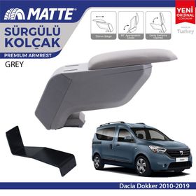 Dacia Dokker 2010 2019 Çelik Ayaklı Gri Kol Dayama Kolçağı