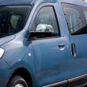 Dacia Dokker Paslanmaz Çelik Krom 2 Parça Ayna Kapağı