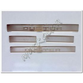 Dacia Duster 2010-2017 4 Parça P.Çelik Krom Kapı Eşiği