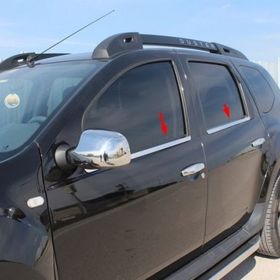 Dacia Duster 2010 Üzeri 4 Parça Krom Cam Çıtası