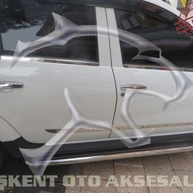 Dacia Duster 2010 Üzeri 4 Parça Krom Cam Çıtası